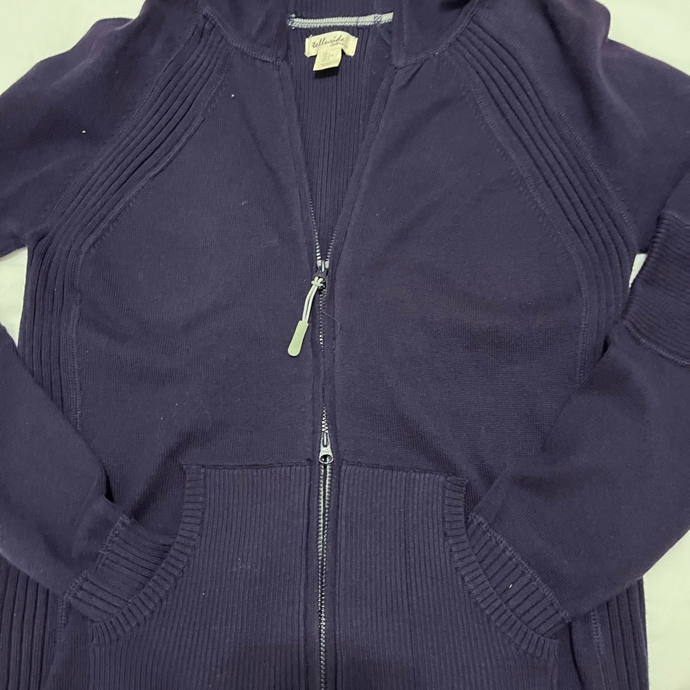 y2k Purple Zip-Up Hoodie